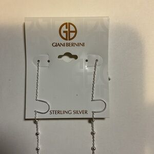 Giani Bernini Sterling Silver Chain earrings